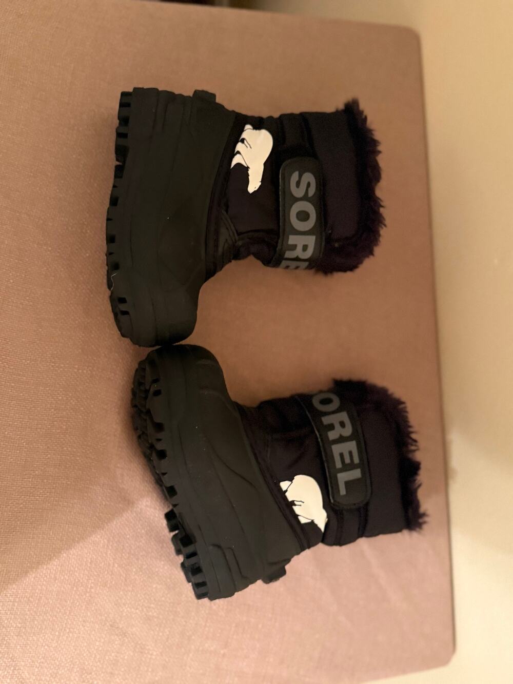 SOREL Toddler Size 6 Black Snow Winter Boots New With Tags